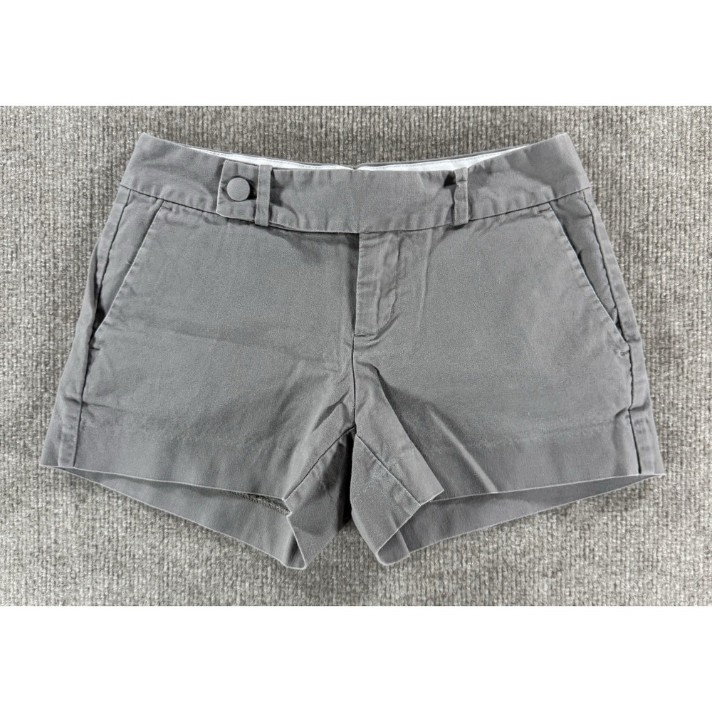 Banana Republic Petites Shorts Womens 00P Brown Stretch Flat Front Casual - Picture 1 of 6
